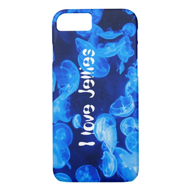 Capa Para iPhone, Case-Mate Eu Amo Jellies Jellyfish iPhone 7 Case (Verso)