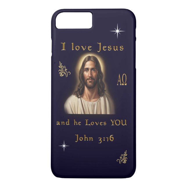 Capa Para iPhone, Case-Mate Eu amo Jesus (Verso)