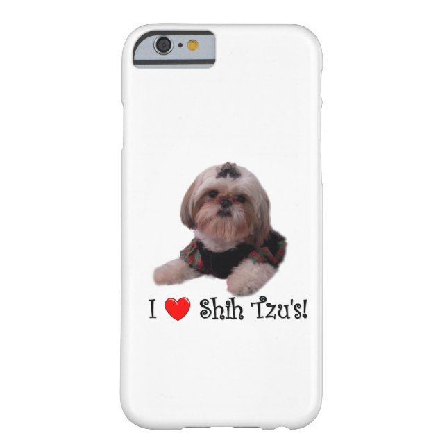 Capa Para iPhone, Case-Mate Eu amo Shih Tzu (Verso)