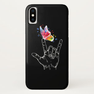 Capa Para iPhone Da Case-Mate Eu Amo Você A Linguagem De Sinais De Mão Autismo