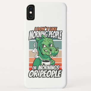 Capa Para iPhone Da Case-Mate Eu não gosto de pessoas matinais ou manhãs ou pess
