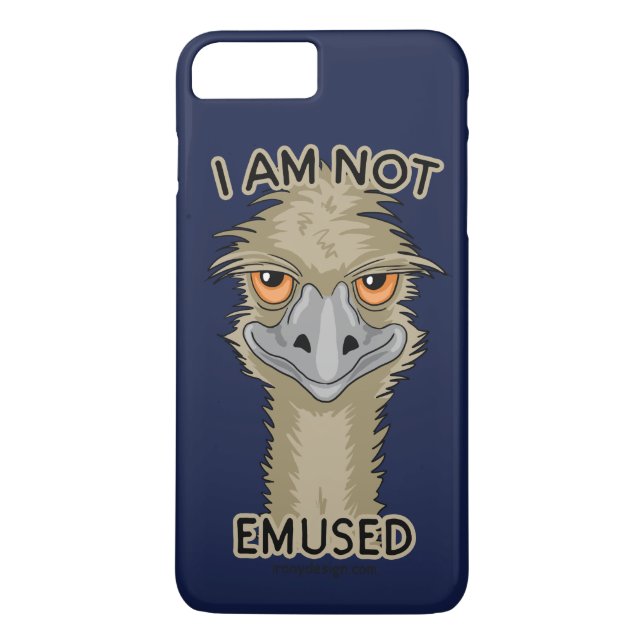 Capa Para iPhone, Case-Mate Eu Não Sou Embutido Engraçado Emu Pun (Verso)