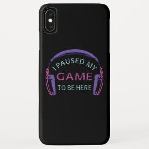 Capa Para iPhone Da Case-Mate Eu Pausar Meu Jogo Para Estar Aqui