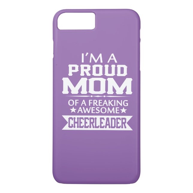 Capa Para iPhone, Case-Mate Eu sou a MAMÃ de um cheerleader ORGULHOSO (Verso)