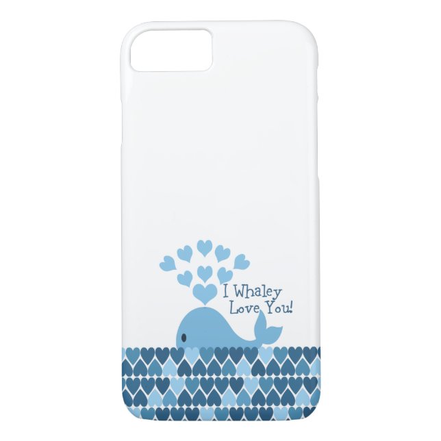 Capa Para iPhone, Case-Mate Eu Te Amo! Azul (Verso)