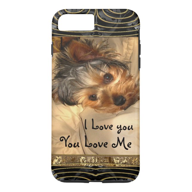 Capa Para iPhone, Case-Mate Eu te amo Yorkie (Verso)