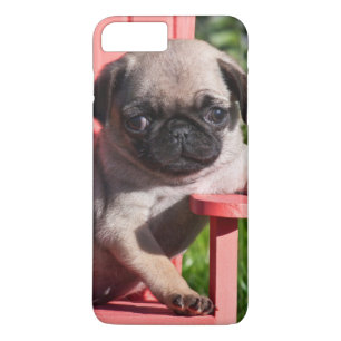 Capa Para iPhone Da Case-Mate EUA, Califórnia. Cachorrinho Pug Relaxado