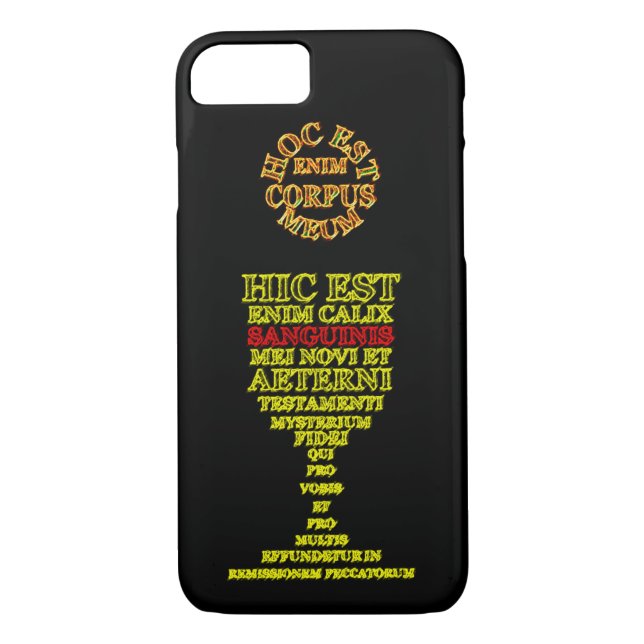Capa Para iPhone, Case-Mate Eucaristia Latin (Verso)