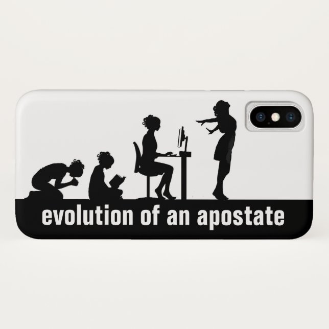 Capa Para iPhone, Case-Mate "Evolução de um Apostato" (Verso (Horizontal))