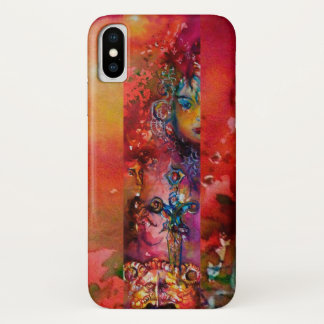 Capa Para iPhone X EXCALIBUR/RAINHA DA ESPADA MÁGICA Fantasia Amarela