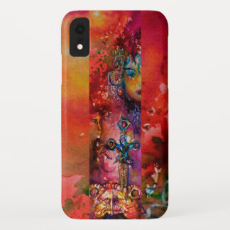 Capa Para iPhone XR EXCALIBUR/RAINHA DA ESPADA MÁGICA Fantasia Amarela