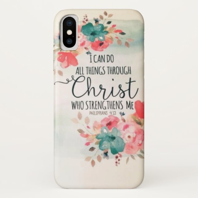 Capa Para iPhone, Case-Mate Exemplo de iPhone X de Cotação Inspiracional Basta (Verso)