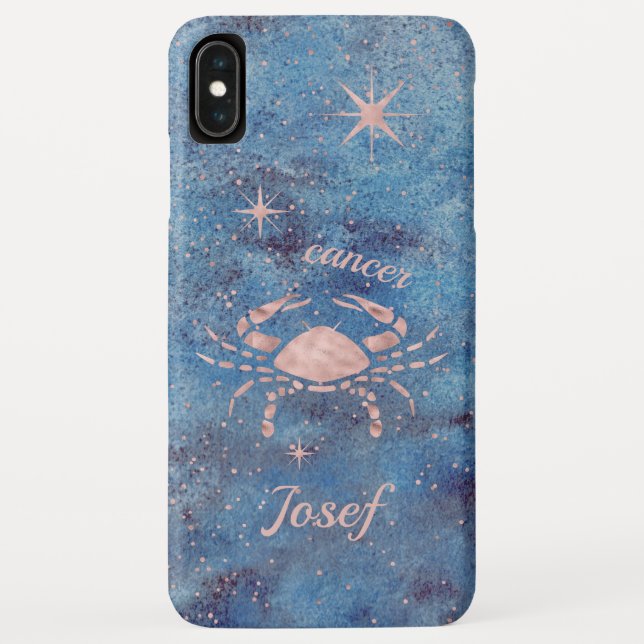 Capa Para iPhone, Case-Mate Exemplo de iPhone XS Max Sign Zodiac do cancer (Verso)