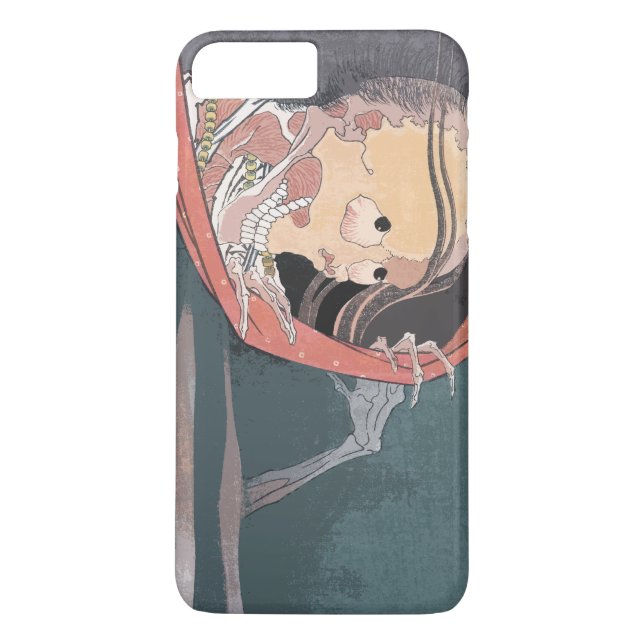 Capa Para iPhone, Case-Mate Exemplo japonês assustador da case mate do iPhone (Verso)