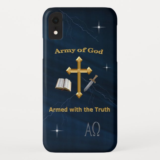 Capa Para iPhone, Case-Mate Exército de Deus (Verso)