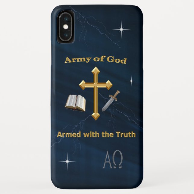 Capa Para iPhone, Case-Mate Exército de Deus (Verso)
