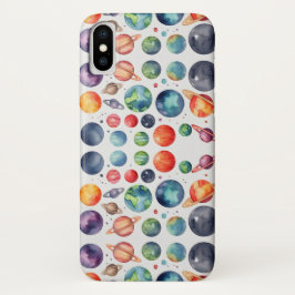 Capa Para iPhone Da Case-Mate Explore o Universo com o Clipar Planeta de Cores A