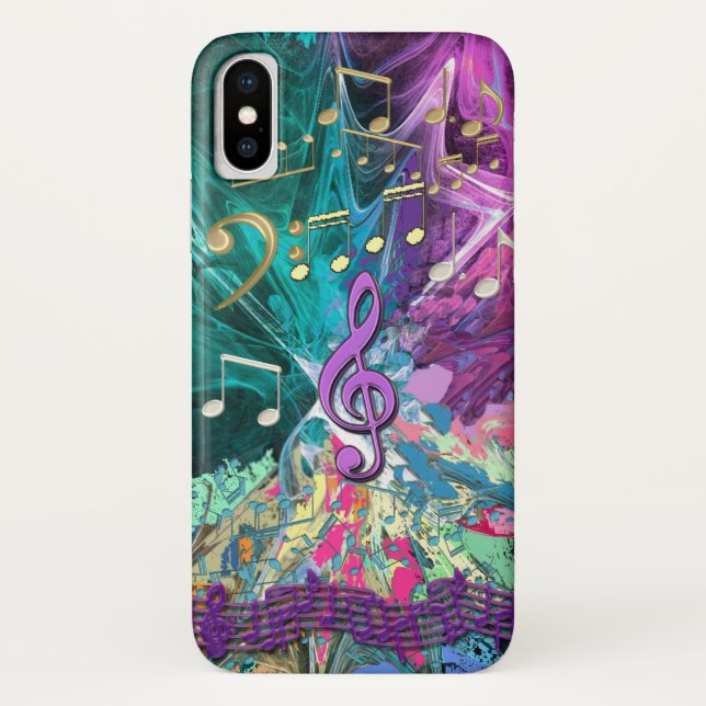 Capa Para iPhone, Case-Mate Explosão da música (Verso)