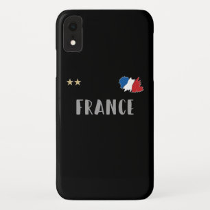 Capa Para iPhone Da Case-Mate Fã De Futebol Da França Mostra Bandeira Francesa