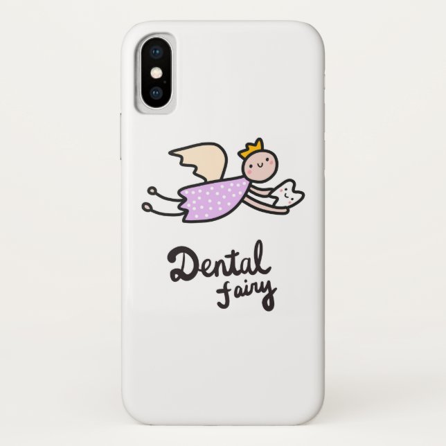 Capa Para iPhone, Case-Mate Fada dental (Verso)