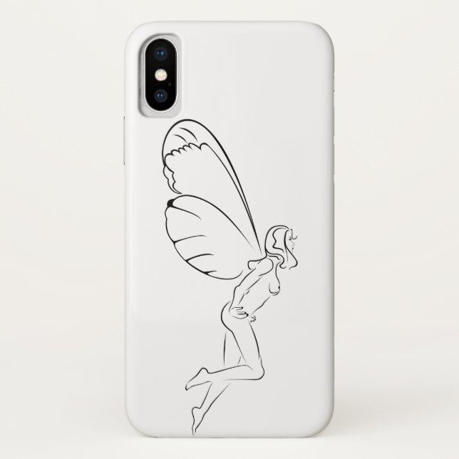 Capa Para iPhone, Case-Mate Fadas Voadoras... (Verso)
