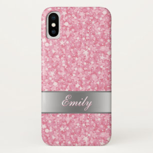 Capa Para iPhone Da Case-Mate Faíscas Brancas E Brilho Rosa