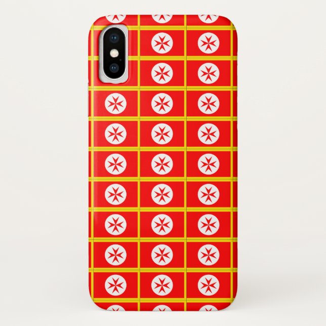 Capa Para iPhone, Case-Mate Faixa da Toscana Medici Marinho (Verso)