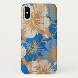 Capa Para iPhone Da Case-Mate Falso épico da prancha do vintage do hibiscus de