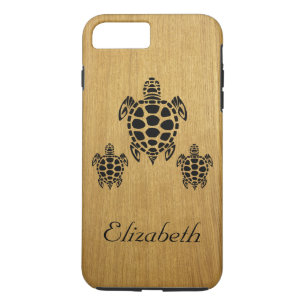 Capa Para iPhone Da Case-Mate Falso tribal feito sob encomenda da tartaruga de