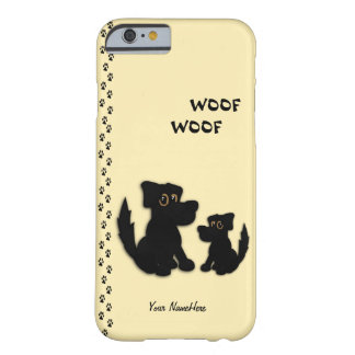 Capa Barely There Para iPhone 6 Família Cachorro Cachorro Pessoal