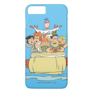 Capa iPhone 8 Plus/7 Plus Família Roadtrip dos Flintstones