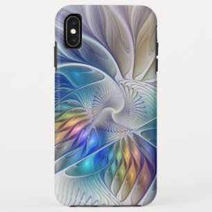 Capa Para iPhone Da Case-Mate Fantasia Floral, Abstrato Fractal Colorida