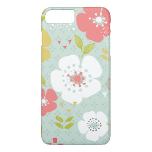 Capa iPhone 8 Plus/7 Plus Fantasia floral do divertimento
