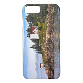 Capa Para iPhone Da Case-Mate Farol do porto Casaco queimado, Maine da ilha de S