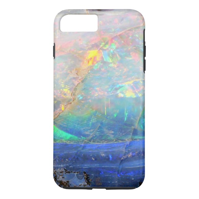 Capa Para iPhone, Case-Mate Faux opal gemstone mineral bling bokeh hipster (Verso)