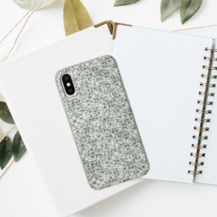 Capa Para iPhone Da Case-Mate Faux Silver Glitter