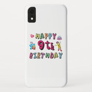Capa Para iPhone Da Case-Mate Feliz 9.º aniversário para crianças de 9 anos p