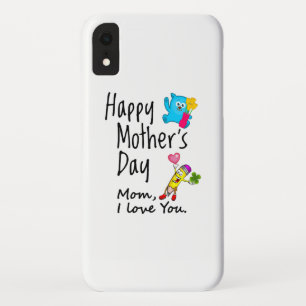 Capa Para iPhone Da Case-Mate Feliz dia de as mães. Mãe, eu te amo.