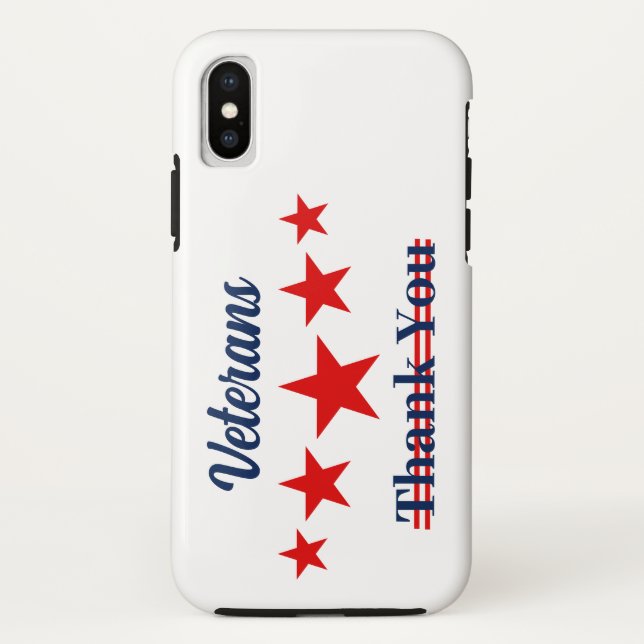 Capa Para iPhone, Case-Mate Feliz Dia dos Veteranos (Verso)