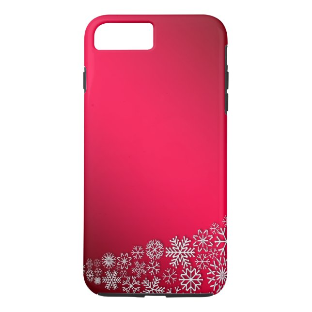 Capa Para iPhone, Case-Mate Feriado de Neve Vermelho (Verso)