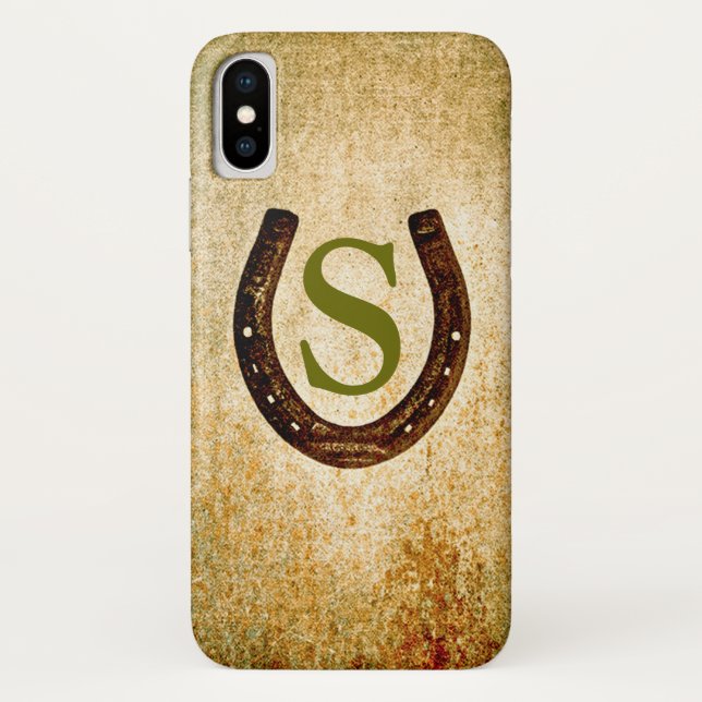 Capa Para iPhone, Case-Mate Ferradura com Monograma para Personalizar (Verso)