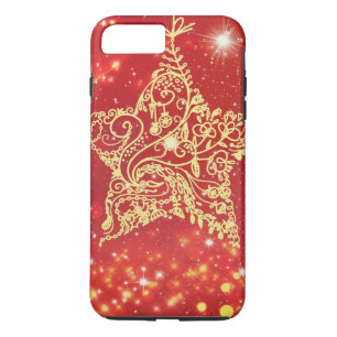 Capa Para iPhone Da Case-Mate Festival das Estrelas do Red Glitter