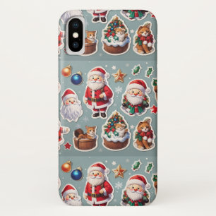 Capa Para iPhone Da Case-Mate Festivo - Festa Festiva do Papai Noel de Natal