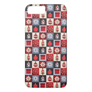 Capa iPhone 8 Plus/7 Plus Filme de Natal antigo e movido