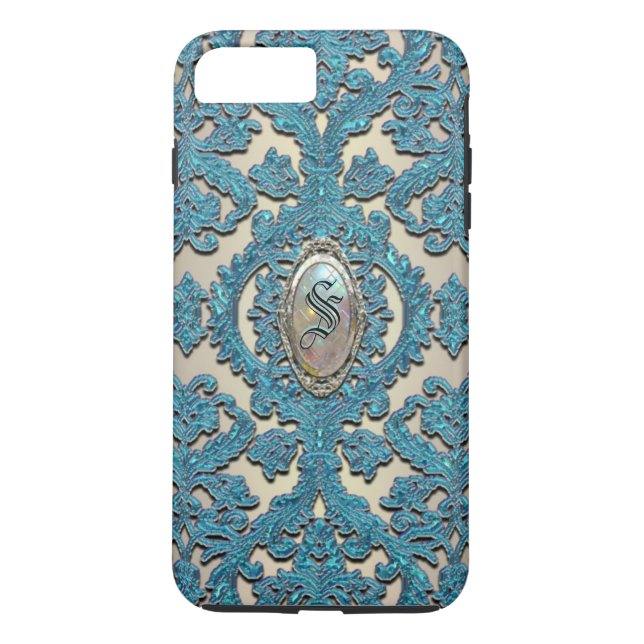 Capa Para iPhone, Case-Mate Finnigan Sopra Damask Elegon Monograma Plus (Verso)