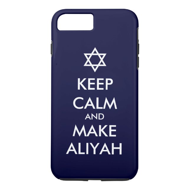 Capa Para iPhone, Case-Mate Fique Calmo E Faça Aliyah (Verso)
