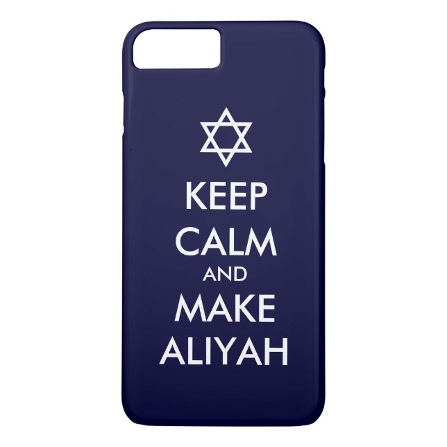 Capa Para iPhone, Case-Mate Fique Calmo E Faça Aliyah (Verso)