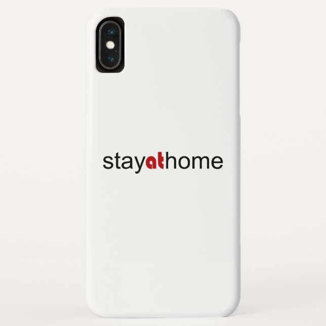 Capa Para iPhone, Case-Mate Fique em casa (Verso)