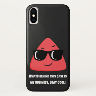 Capa Para iPhone Da Case-Mate Fique Legal Case-Mate Mal no iPhone X