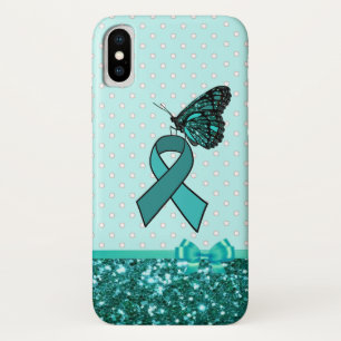 Capa Para iPhone Da Case-Mate Fita e borboleta de sensibilização para o Cânce